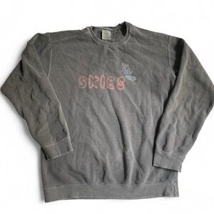 lik skies merch crewneck with Butterfly Design